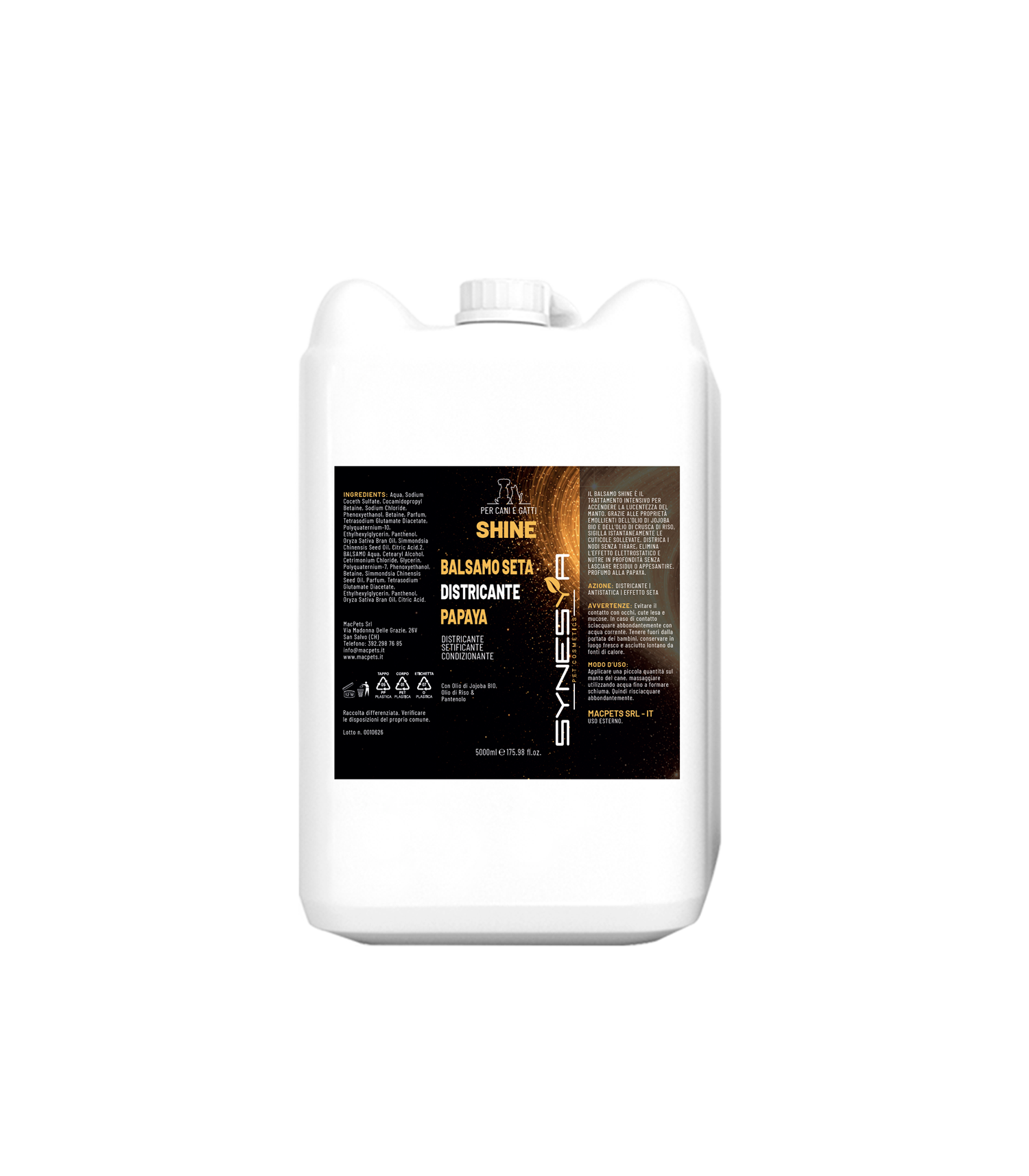 TANICA-Balsamo-5-litri--SHINE-PAPAYA